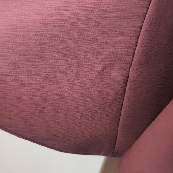 C/Meo Collective Dusty Rose Oblivion Top Halter Flare Sleeve Peplum Ruffle Pink - Picture 12 of 16